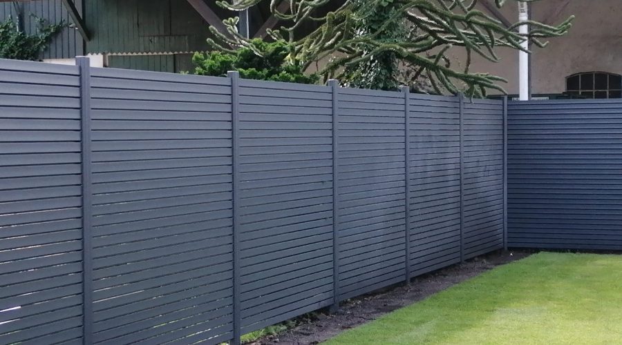 Diercks Garten Sichtschutz Diercks Sichtschutzzaun hoch grau